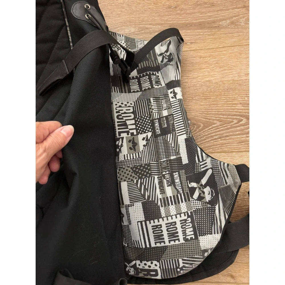 Rome SDS Snowboard Ski Backpack Travel Bag Black 22